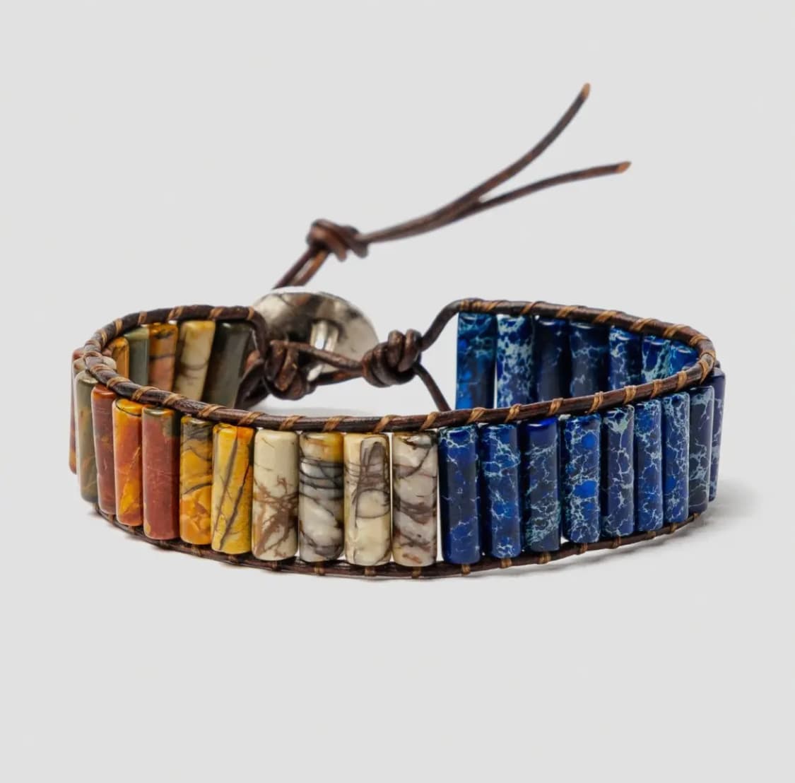 Men’s Warrior Jasper Bracelet – Strength, Balance & Endurance