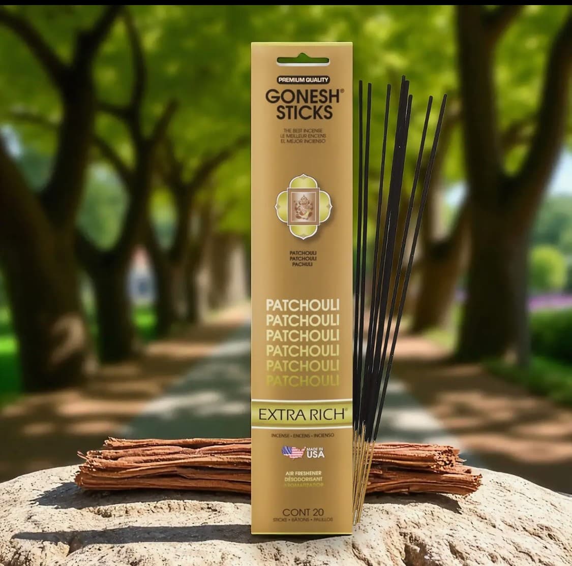 Incense Sticks: Gonesh Extra Rich Patchouli