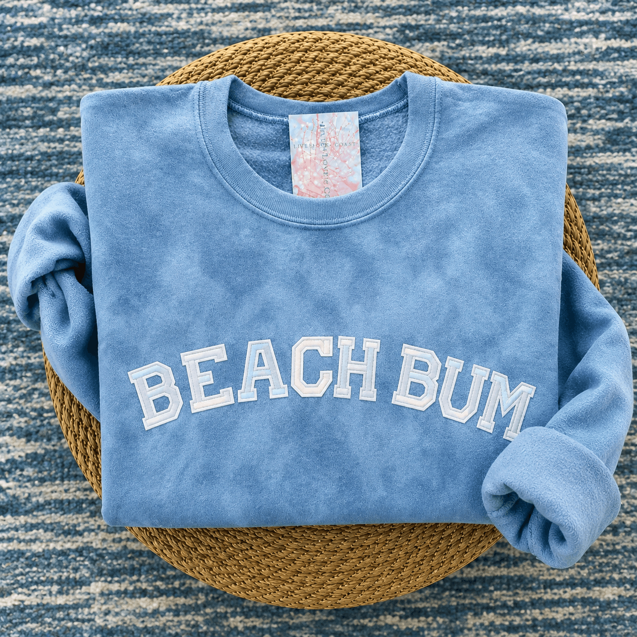 Beach Bum Tie-Dye Sweatshirt - L