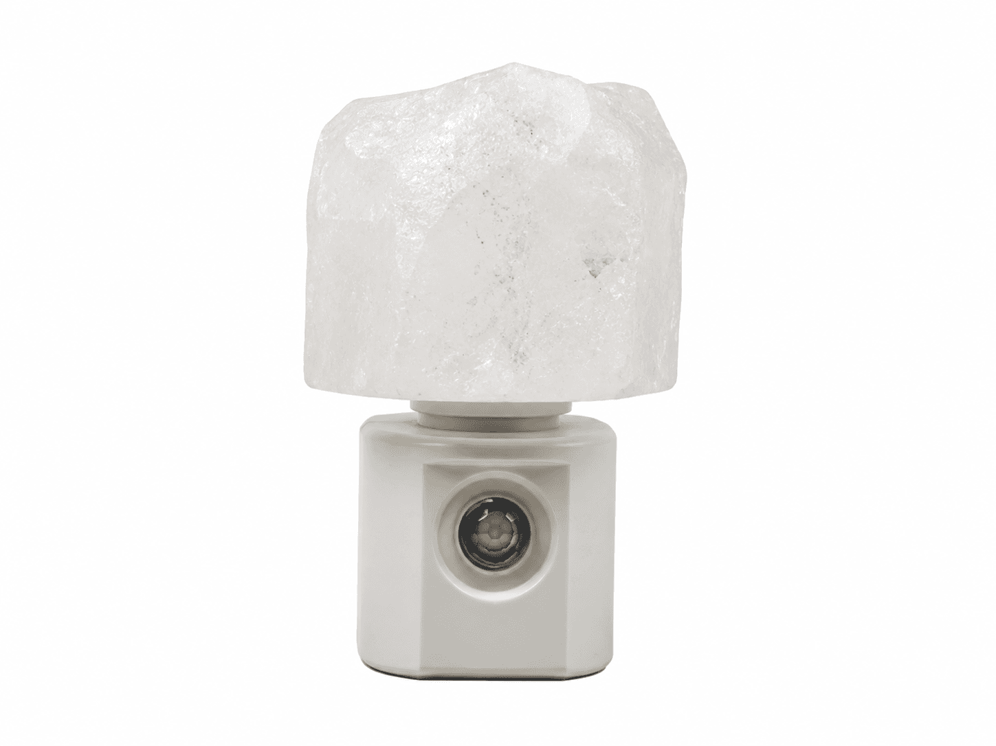 Crystal Stone Night Light (White) – With Day/Night Sensor