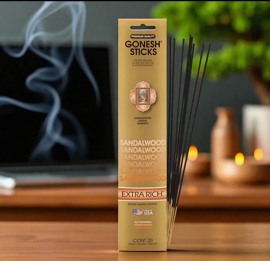 Incense Sticks: Gonesh Extra Rich Sandalwood