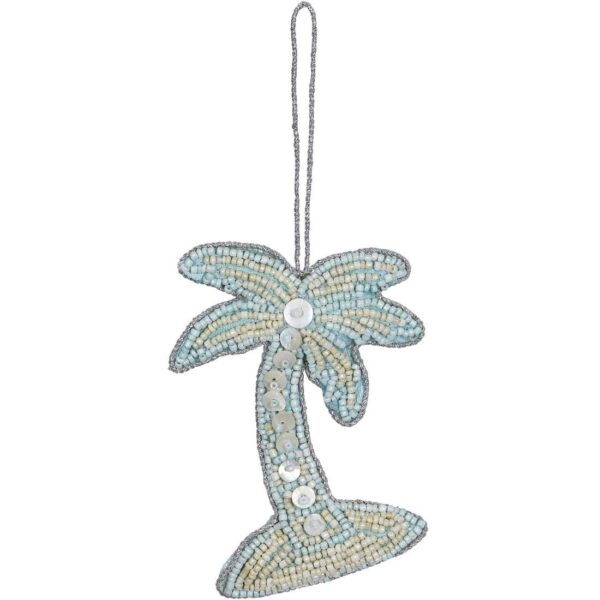 Handcrafted Coastal Palm Tree Ornament