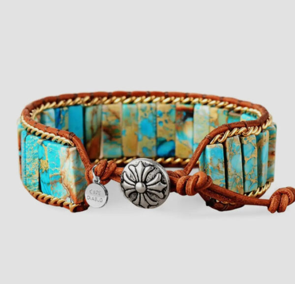 Turquoise Jasper Energy Bracelet – Balance, Strength & Renewal - Image 2