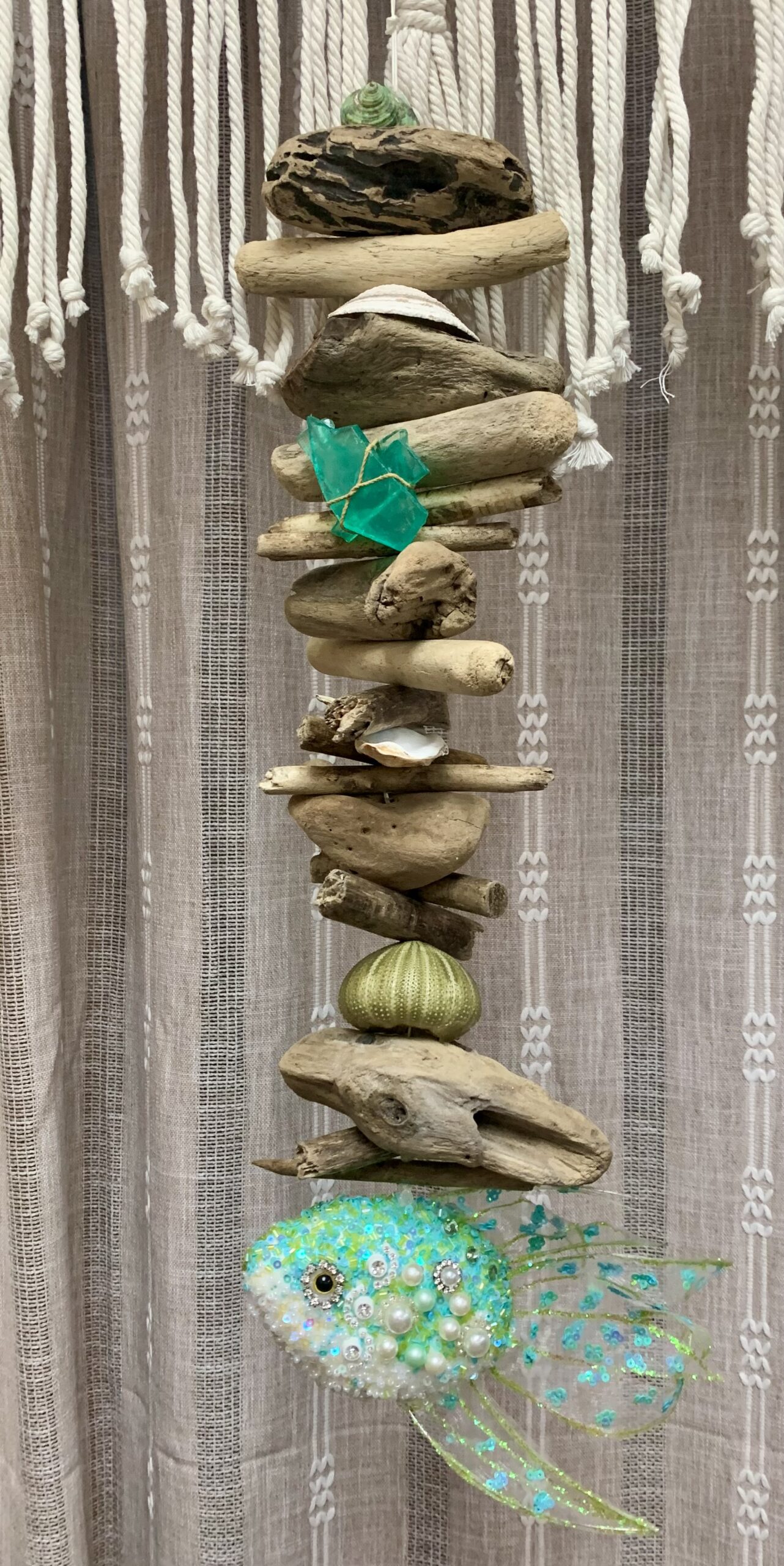 Tropical Blue Green Fish Garland