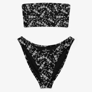 Skeleton Bandeau Bikini – Salty Skeleton Crew - XL